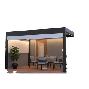 Pavillon en aluminium à lames orientables intelligentes et à intensité variable pour cour et véranda, fourni directement par le fabricant Bibo - Product Image 5