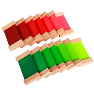 Matériel pédagogique Montessori, matériel sensoriel Montessori, ensemble de tablettes colorées en bois - Product Image 4