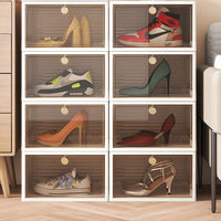 Sésame fourmi boîte organisateur de stockage de chaussures en plastique armoire à chaussures Transparent acrylique boîte de stockage pour chaussures
