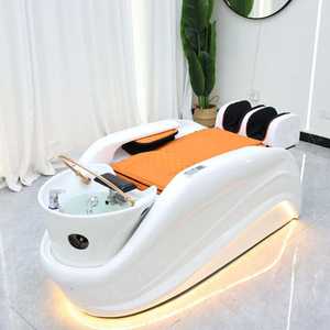 เตียงสระผมไฟฟ้าแบบใหม่ พร้อมระบบน้ำวน ขนาดใหญ่ สำหรับร้านทำผม - Product Image 1