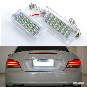 Éclairage de plaque d'immatriculation LED blanc pour <span class=keywords><strong>BMW</strong></span> X5 E53 1999-2006 <span class=keywords><strong>X3</strong></span> <span class=keywords><strong>E83</strong></span> 2003-2010 - Product Image 2