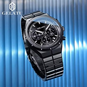 Reloj de lujo GELATU con esfera clásica, resistente al agua, luminoso, de cuarzo para hombre, moderno, original, de marca, a la moda. - Product Image 4