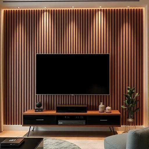 DEMAX Eco-Friendly MDF Acoustic Panel NRC 0.9 Sound Absorption Insulation for Conference Rooms Home Offices Hotels (Contemporary