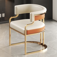 Nouvelle chaise de salle à manger de luxe, siège de Mahjong à la maison, chaise de canapé de réception, tabouret de salon de manucure, chaise de vanité de maquillage
