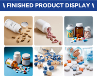 Machine de comptage automatique de capsules et de comprimés intelligente pour un processus d'emballage en bouteille de haute précision