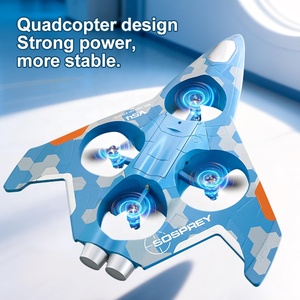 4DRC V54 Drone 3-en-1 RC Avion, Mer et Air, en Mousse EPP, Étanche, Hovercraft, Maintien d'Altitude Stable, Jouet Aéronautique Acrobatique, Cadeau - Product Image 4
