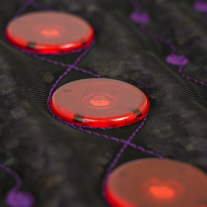 Tapis de massage chauffant Premium Pro Mat en améthyste naturelle 660nm à photons pour le corps entier, soulagement des douleurs dorsales et menstruelles - Product Image 5