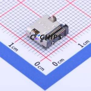 TYPE-C 24P QT USB Connector SMD Connector ( Connector Type: Type-C )( Protocol Standard: USB 3.1 )( Gender: Female ) - Product Image 2