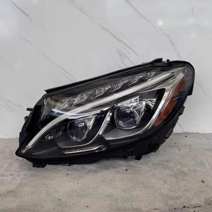Conjunto de Faros LED para Mercedes-Benz C180 C200 C260 <span class=keywords><strong>C300</strong></span> C350eL W205, Luces de Circulación Diurna LED - Product Image 1