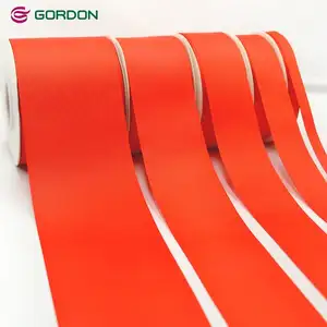 Nastri Gordon rosso diverse dimensioni 1 "2" 3 "nastri di raso e nastro in Grosgrain natale Holiday Design confezione regalo raso di seta