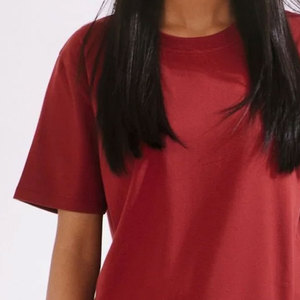 เสื้อยืดคอกลมสีพื้นคุณภาพสูง แขนสั้น รุ่นใหม่ล่าสุด รับผลิตแบบ OEM สวมใส่สบาย ราคาขายส่ง เสื้อยืดผู้หญิง - Product Image 5