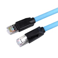 Cable de Red Industrial Cat6A Servo Profinet EtherCAT de Alta Flexibilidad para Cadena Portacables con Doble Blindaje