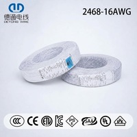 DeTong Modèle 246816AWG Cuivre massif 300V 80 ℃   Câble de raccordement isolé en PVC résistant aux hautes températures pour appareils électroménagers