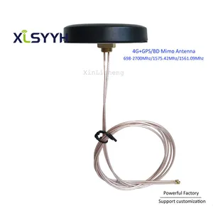 2023 active 4G Lte 698-2700Mhz Long Range GPS sticker antenna with RG178 IPEX connector