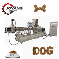 Ligne de production entièrement automatique de croquettes pour animaux de compagnie haute capacité 150-3000 kg/h, machine d'extrusion à double vis
