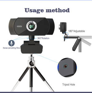 Mini Full HD 1080P máy tính xách tay USB PC Máy Ảnh USB 1080P Web Cam với microphone Web Camera 1080P Webcam trực tuyến - Product Image 4