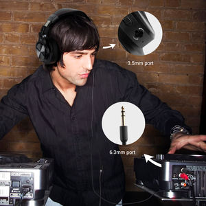 Auriculares Super Bass 650mAh Batería Cancelación de ruido 40mm Controlador Auriculares Cable desmontable Over Ear DJ Auriculares profesionales - Product Image 3
