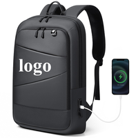 Mochila Personalizada con Logotipo para Hombre, Resistente al Agua, Moderna, para Viajes de Negocios, para Laptop de 15 Pulgadas, Ligera, para Viajes de Ocio