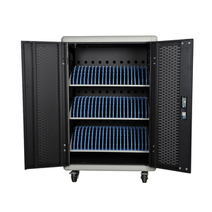 Chariot de recharge AC 20 ports avec protection contre la coupure de courant, station de charge mobile pour ordinateurs portables avec arrêt automatique pour salles de classe - Product Image 5