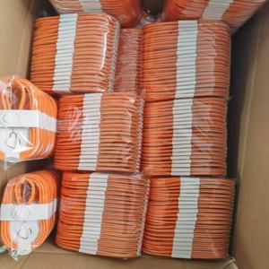 Cable de datos de carga rápida tejido naranja USB tipo C a USB C PD 60W 3FT para <span class=keywords><strong>iPhone</strong></span> 17 Cables de carga - Product Image 3