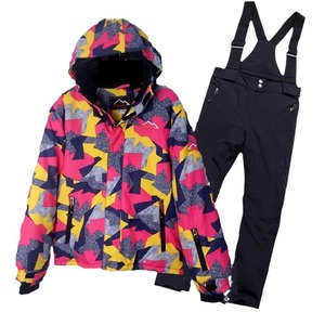 Barato transpirable impermeable a prueba de viento resistente al desgaste grueso al aire libre cálido <span class=keywords><strong>chaqueta</strong></span> de esquí para niños pantalones de esquí niños traje de esquí - Product Image 2