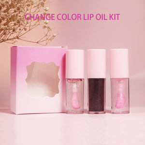 Ensemble de 3 rouges à lèvres DIY brillants, gloss à lèvres liquide scintillant, huile à lèvres, <span class=keywords><strong>rouge</strong></span> à lèvres - Product Image 1