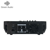 Mélangeur audio GAX-FX4D amplificateur de puissance Console de mixage 4 canaux avec 256 effets DSP 48V fête fantôme mélangeur karaoké