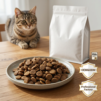 Makanan Kucing Kering Label Pribadi 40% Protein Bebas Biji-bijian Resep Ayam Nutrisi Lengkap Kucing Dewasa OEM ODM Pasokan Grosir