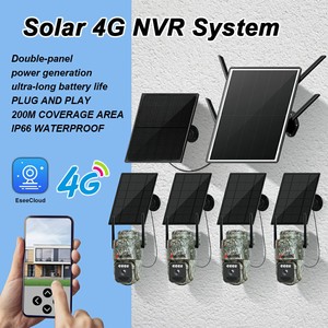 Routeur solaire 4G de stockage de carte mémoire avec 4 kit de caméra solaire couleur PTZ 4MP pour les zones <span class=keywords><strong>sans</strong></span> électricité et <span class=keywords><strong>sans</strong></span> Internet - Product Image 2