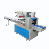 Machine d'emballage de pain automatique pour pain arabe Machine d'emballage de tortilla de pain pita Sac en plastique d'oreiller