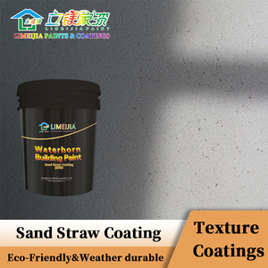 Sand Straw Coating Straw Texture Paint Stain Resistant Easy Application Breathable Limejia for Villas Hotels Schools Wholesale - Product Image 3
