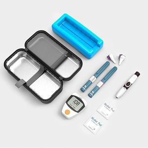 Insulin Cooler Travel Bag Insulated Insulin Cooler Travel Bag for Diabetic Medication Cool With Storage Packs - Product Image 1