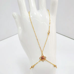 Slave-Armband Großhandel Hochwertige 18k Anlauffreie Wasserdichte Finger-zu-Handgelenk Designer-Schmuck Bekannte Marken Handkette - Product Image 2