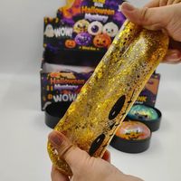 Boîte mystère Halloween Squishy en forme de boulette, en matériau TPR, jouet sensoriel anti-stress, cadeau de fête, prix en gros pour enfants