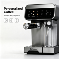 Cafetera Espresso Compacta Anbolife con Pantalla Táctil, Espumador de Leche Automático, Jarra Desmontable, Fabricación OEM para el Hogar
