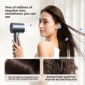 ไดร์เป่าผมไฟฟ้าแบบข้ามพรมแดน 1600W 3 ระดับความเร็ว แรงทรงพลัง เงียบ พร้อมมอเตอร์ 110,000 รอบต่อนาที และหัวกระจายลม - Product Image 3