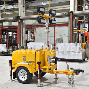 निर्माण स्टेशन उपकरण के लिए कारखाने सीधे मोबाइल लाइट टॉवर डीजल जनरेटर - Product Image 6