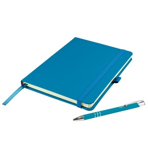 2026 Promotional Softcover Leather <strong>Hardback</strong> Lined Journal <strong>Notebook</strong> Lay Flat <strong>A5</strong> College Ruled <strong>Notebook</strong> with Pen Loop - Product Image 4