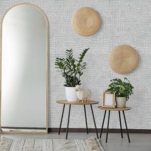 Papel tapiz de lino gris 3D, papel tapiz de pelar y pegar, papel de contacto gris, papel de pared extraíble autoadhesivo, <span class=keywords><strong>vinilo</strong></span> <span class=keywords><strong>para</strong></span> pared de gabinetes - Product Image 2