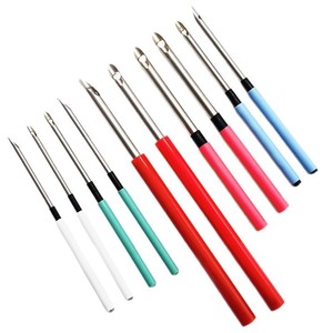 Agujas de bordado con cabezales intercambiables de acero inoxidable, todas las tallas, herramientas de costura a mano para bordado estampado - Product Image 5