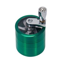 Broyeur à herbes de 50 mm, broyeur à tabac, broyeur manuel à herbes en métal à 4 couches, moulin à épices, accessoires pour fumer