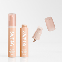SOMEWANG Flacon pompe sans air 5ml 10ml 12ml 20ml Emballage cosmétique personnalisé Sérum Shampoing Lotion Flacons en plastique Contenants