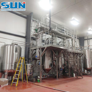 Heiß verkaufter Drei-Effekt-Fallfilm-Vakuum verdampfer für die Fruchtsaft konzentration - Product Image 1