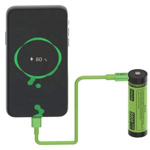 بطارية ليثيوم أيون عالية السعة 5000 مللي أمبير في الساعة <span class=keywords><strong>18650</strong></span> للأجهزة التي تدعم USB-C - Product Image 3