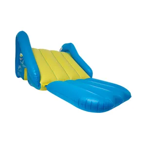 Mini tobogán de piscina inflable de PVC personalizado de fábrica, tobogán de agua de natación para niños de plástico duradero para patio trasero