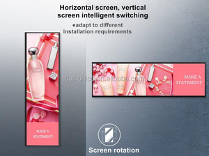 Écran LCD lisible en plein soleil de 28 pouces P280IVN02.0 1500cd/m², résolution 1920*360, affichage <span class=keywords><strong>industriel</strong></span> pour la vente au détail - Product Image 2