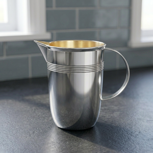 Pichet en laiton plaqué argent de luxe, durable, pour les fêtes - Product Image 4