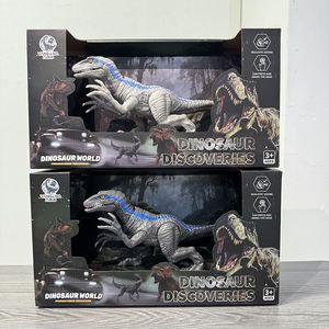 Juego de Juguetes de Dinosaurios Realistas HTL con Sonidos Rugientes y Articulaciones Móviles, Juguete de Dinosaurio con Camión y Figura, Mundo <span class=keywords><strong>Dino</strong></span> para Niños - Product Image 3