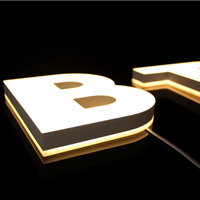 Panneaux LED double face pour affichage extérieur de magasin, avec tableau électronique pour café et lettres rétroéclairées
