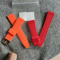 Montre de luxe haut de gamme imperméable unisexe avec bracelet en caoutchouc et boucle en acier inoxydable personnalisable